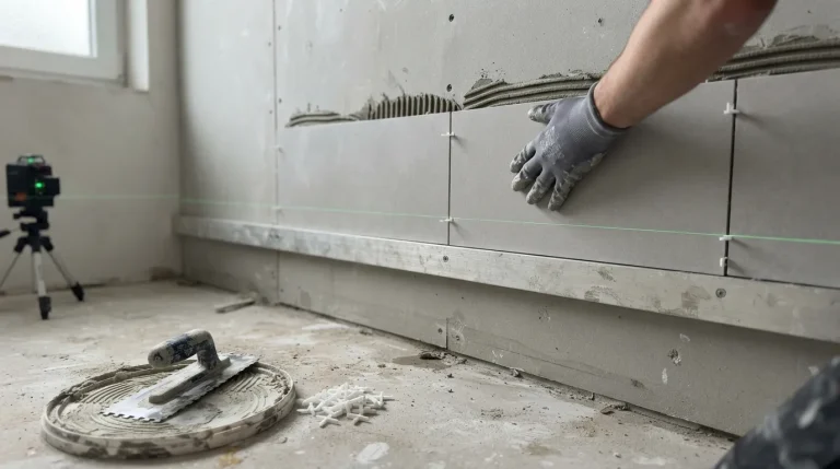 Comment utiliser un niveau laser pour poser du carrelage, au sol et au mur